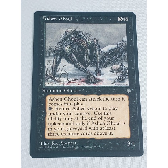 Magic: The Gathering Other - Ashen Ghoul Ice Age 1995 MTG Black Creature Old Border Vintage Card